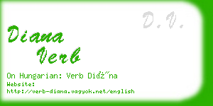 diana verb business card